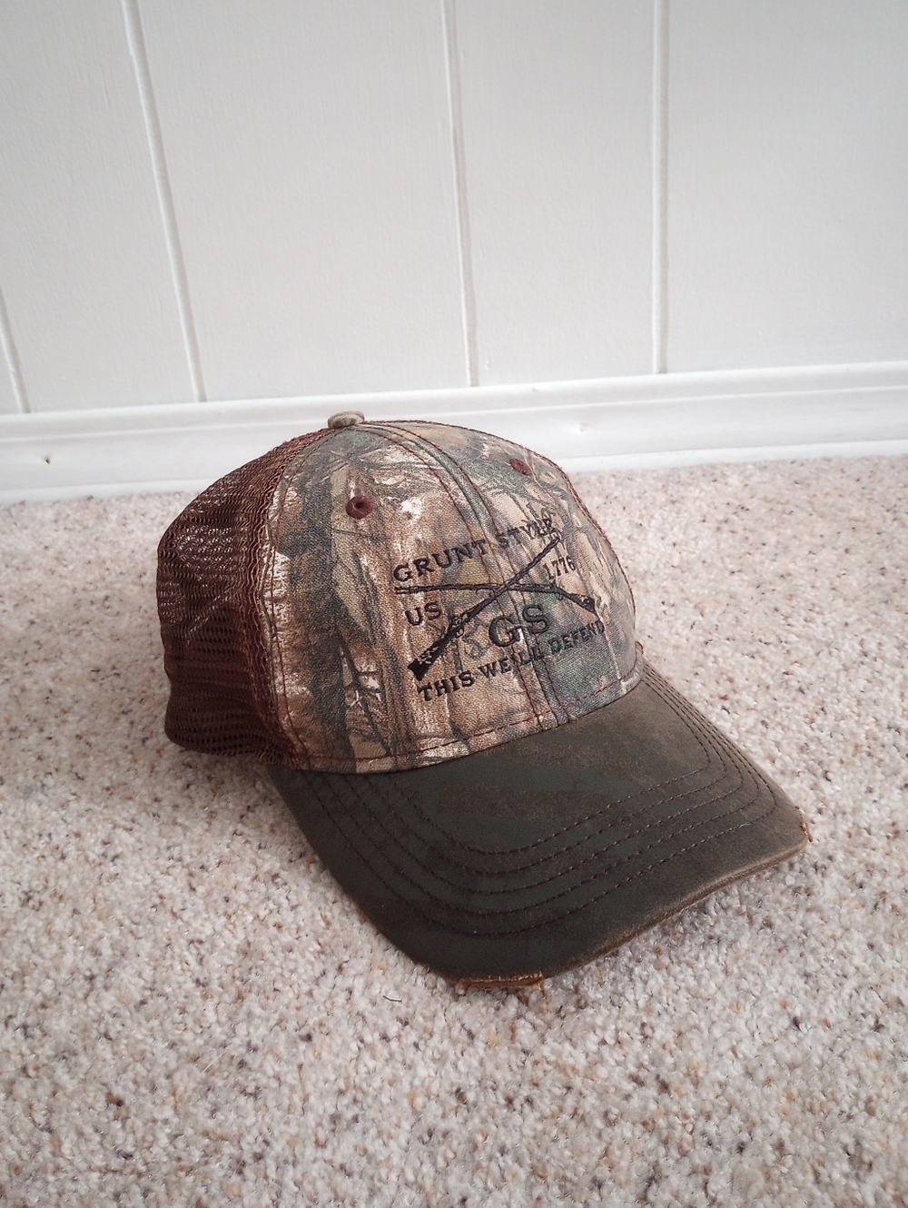 New Grunt Style Realtree Camo Hat